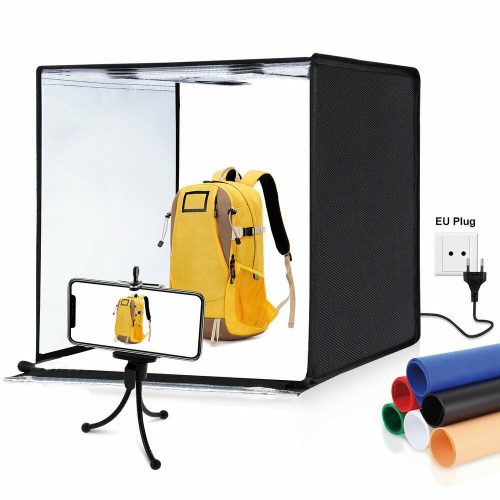 PULUZ Fotódoboz, Tárgysátor - 60x60cm összecsukható LED Fotobox