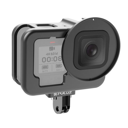 PULUZ GoPro Hero 11/ 10/ 9 CNC Alumínium Védő-tok - Case Rig-Cage