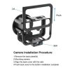 PULUZ GoPro Hero 11/ 10/ 9 CNC Alumínium Védő-tok - Case Rig-Cage