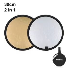   Puluz 5 in 1 Derítőlap, Fotós reflektor, derítő háttér (Kerek) 30cm