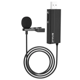   PULUZ Lavalier USB-A DAC Csíptetős Interjú mikrofon - 120cm