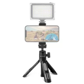   PULUZ Mobil/ Okostelefon Teleszkópos Mini-Állvány - Tripod (Fekete)