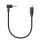 PULUZ 3,5mm TRS dugó – Type-C / USB-C dugó élő mikrofon audioadapter kábel (fekete)