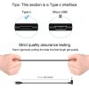 PULUZ 3,5mm TRS dugó – Type-C / USB-C dugó élő mikrofon audioadapter kábel (fekete)