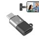 PULUZ 8 Pin USB-C / Type-C OTG Adapter (fekete)