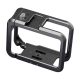 PULUZ GoPro HERO 13 / 12 / 11 / 10 / 9 Fém Rig Cage -Tok (fekete)