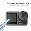 DJI Osmo Action 3 / 4 3in1 Kijelző és Lencse-védő Tempered Glass -üveg