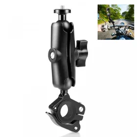   PULUZ Motor-kormány O-Clip Akciókamera-tartó Kar (GoPro Hero, Insta360, DJI)