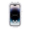 Puluz iPhone 14 Plus/Pro Max Műanyag Vízálló Tok (Fehér)