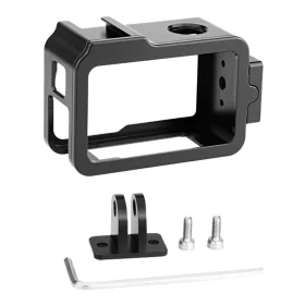   PULUZ Fémház vakupapucs rögzítéssel a DJI Osmo Action 4/3-hoz
