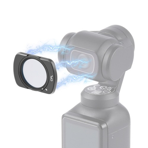 PULUZ DJI Osmo Pocket 3 Mágneses CPL Kameralencse