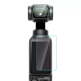   PULUZ DJI OSMO Pocket 3 Edzett üveg lencse és képernyővédő fólia