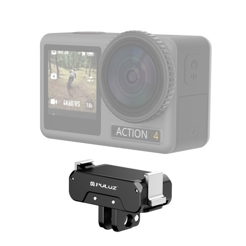 PULUZ DJI Osmo Action 5 Pro / 4/3 Mágneses Gyorskioldó (Fekete)
