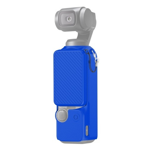 PULUZ 2in1 DJI OSMO Pocket 3 Szilikon Tok (kék)