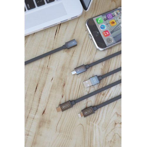 USB Kabel | microUSB Magnet kábel - Szürke
