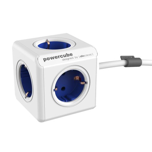 Allocacoc PowerCube Extended kék 1,5m kábel