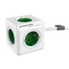 Allocacoc PowerCube  Extended zöld 1,5m kábel