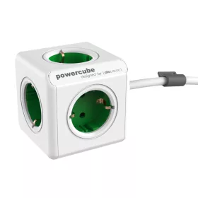 Allocacoc PowerCube  Extended zöld 1,5m kábel