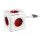 Allocacoc PowerCube  Extended piros 3m kábel