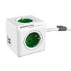 Allocacoc PowerCube Extended USB zöld 1,5m kábel