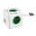 Allocacoc PowerCube Extended USB zöld 1,5m kábel