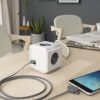 Allocacoc PowerCube Extended USB zöld 1,5m kábel
