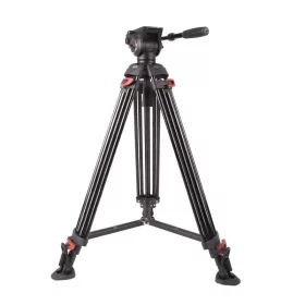   Monster DV-5 Aluminium Video-Tripod (180cm Állvány) + Video-Fluid Fej
