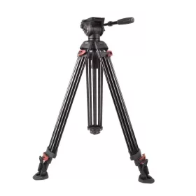   Monster DV-5F Aluminium Video-Tripod (180cm Állvány) + Video-Fluid Fej