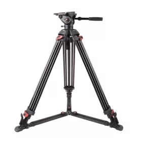   Monster DV-5FS Aluminium Video-Tripod (180cm Állvány) + Video-Fluid Fej