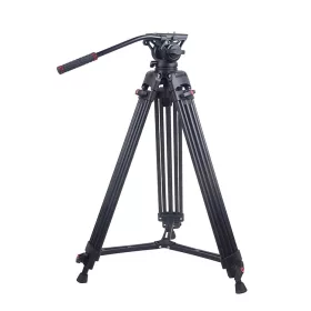   Monster DV-3 Aluminium Video-Tripod (180cm Állvány) + VH-07 Video-Fluid Fej