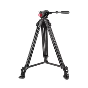   Monster DV-8F Aluminium Video-Tripod (180cm Állvány) + VH-01 Video-Fluid Fej