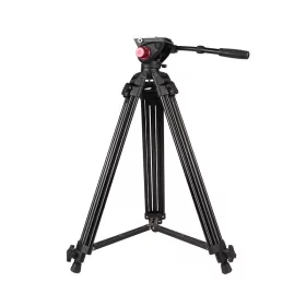   Monster DV-8 Aluminium Video-Tripod (180cm Állvány) + VH-01 Video-Fluid Fej