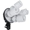 3in1 Softbox Kit -2db 50x70cm 360W (8x45W) Softbox-Fény & 40x40cm Boom Softbox készlet