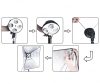 3in1 Softbox Kit -2db 50x70cm 192W (8x 24W) LED Softbox-Fény & 40x40cm Boom Softbox készlet