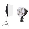 5in1 Studió Softbox Set-2db 90W Softbox 2* 200cm Állvánnyal