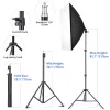 RGB állítható fényerejű LED Softbox Szett - 3200–5600K