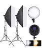 Bi-Color Dimmable LED Softbox Szett - 2700–6500K - 45W