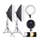 Bi-Color Dimmable LED Softbox Szett - 2700–6500K - 45W