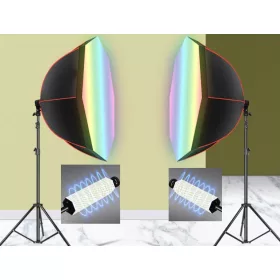 90cm Octa Softbox RGB Szett - 3000–5500K - 100W