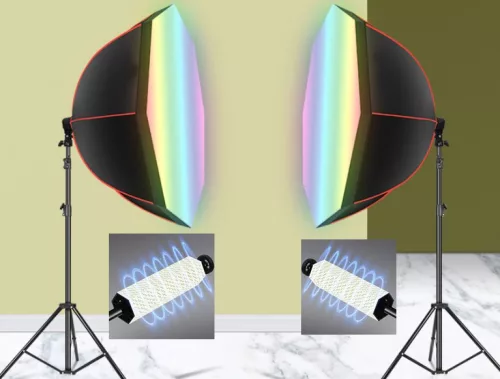 90cm Octa Softbox RGB Szett - 3000–5500K - 100W