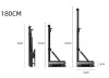 Falra Szerelhető Boom Állvány – 98–180cm