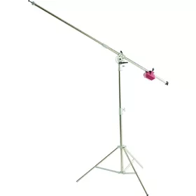  Stúdió C-Stand Állvány -Rozsdamentes Acél Tripod (180+214cm) -Könnyű Boom Karos Állvány
