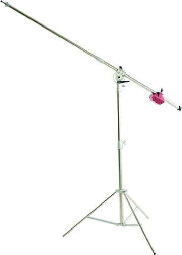 Stúdió C-Stand Állvány -Rozsdamentes Acél Tripod (180+214cm) -Könnyű Boom Karos Állvány