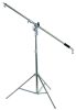 Stúdió C-Stand Állvány -Rozsdamentes Acél Tripod (180+214cm) -Könnyű Boom Karos Állvány
