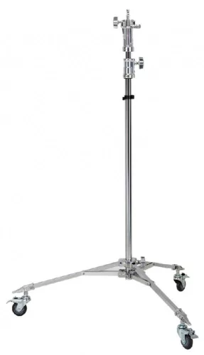 Stúdió Gurulós Állvány -Rozsdamentes Acél (450cm) -Stainless Steel Light Stand