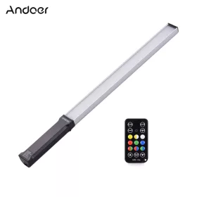   Andoer RGB LED-Cső Lámpa - 55cm 1000LM Színes 2500-9900K Cső-Videólámpa -2600mAh