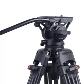  Professzionális Carbon Fiber Videós Állvány/Tripod + 502 Fluid Fej - 180cm