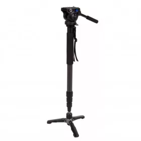   MKA VH-01 Alumínium Video-Monopod (185cm Állvány) + Video-Fluid Fej
