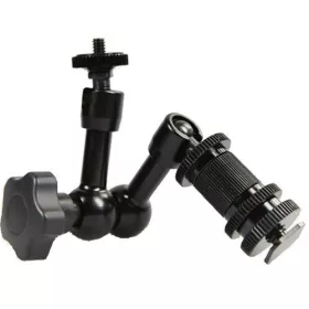   Fotós-Kar Flexibilis-Csuklós Gömbfej Magic Arm (1/4"& ColdShoe) (18cm)