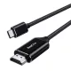 RayCue USB-C HDMI 2.1 Kábel 4K 60Hz, 2m (Fekete) (JL-CB108-2M)